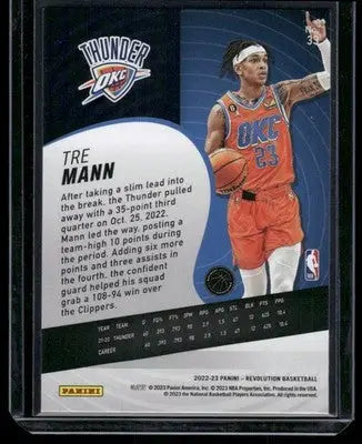 2022-23 Panini Revolution Tre Mann #33 Groove Basketball - Basketball Card Single