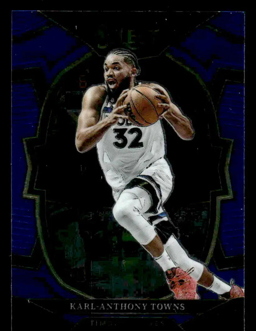 2022-23 Panini Select #12 Karl-Anthony Towns Blue (Retail Base) - Basketball Card Single