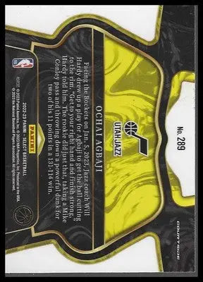 2022-23 Panini Select #289 Ochai Agbaji