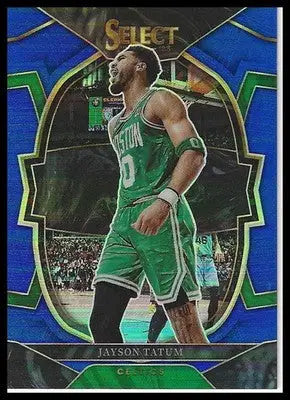 2022-23 Panini Select #55 Jayson Tatum Blue Prizms