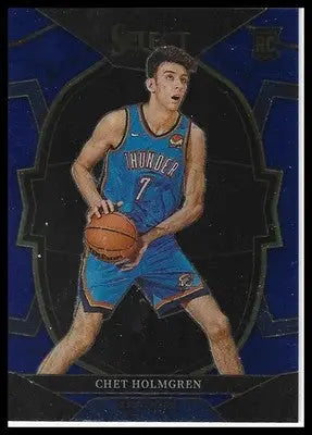 2022-23 Panini Select #83 Chet Holmgren Blue (Retail Base)