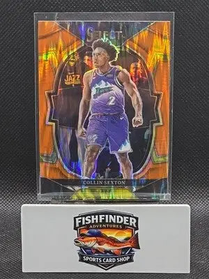 2022-23 Panini Select - Concourse Collin Sexton #23 Orange Flash Prizm - Basketball Card Single