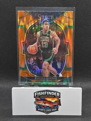 2022-23 Panini Select - Concourse Malcolm Brogdon #11 Orange Flash Prizm - Basketball Card Single