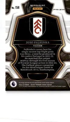 2022-23 Panini Select Premier League #158 Joao Palhinha Pink Ice - Soccer Card Single