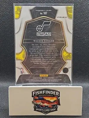 2022-23 Panini Select - Premier Level Walker Kessler #187 Blue Prizm (RC) - Basketball Card Single