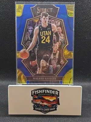 2022-23 Panini Select - Premier Level Walker Kessler #187 Blue Prizm (RC) - Basketball Card Single