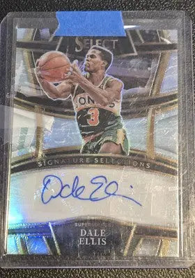 2022-23 Panini Select #SS-DEL Dale Ellis Signature Selections - Basketball Card Single