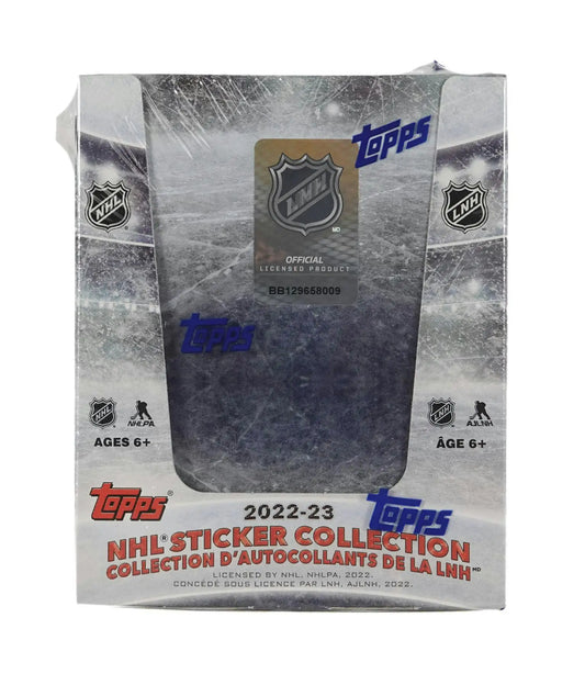 2022/23 Topps NHL Hockey Sticker Collection 50-Pack Box | Columbia Sports Cards - Sports Card Hobby Boxes
