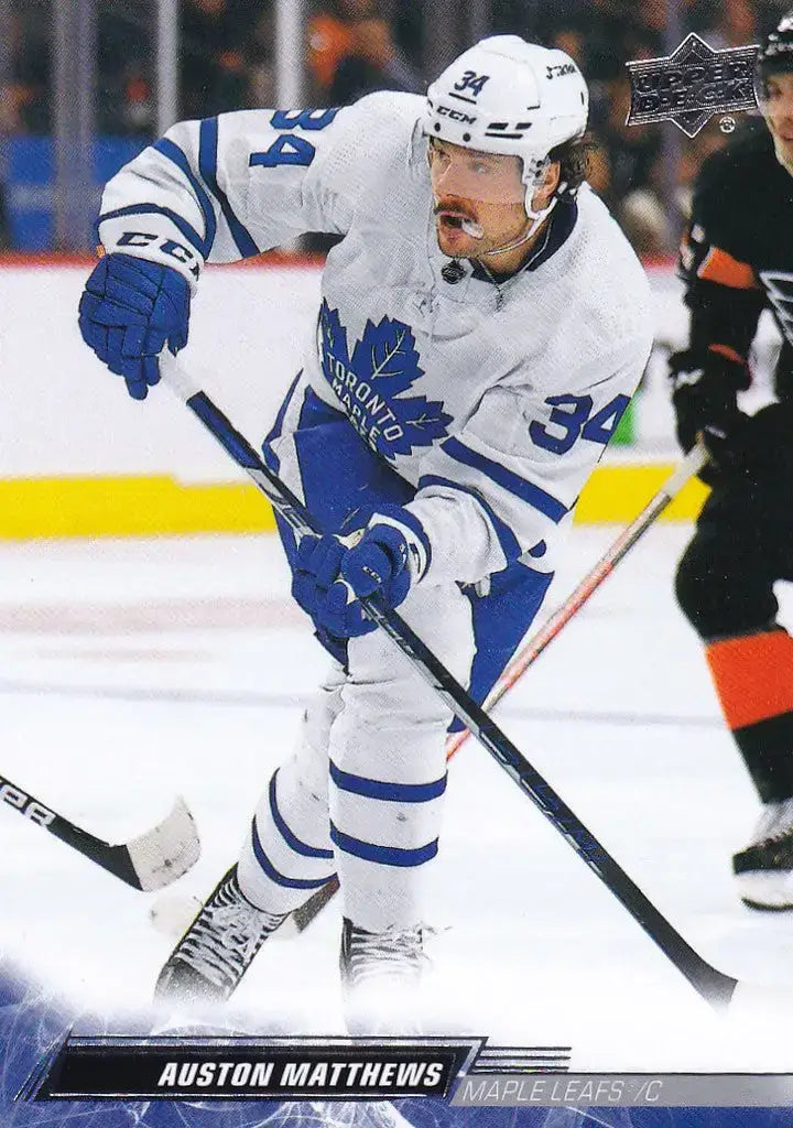 2022-23 Upper Deck #417 Auston Matthews Base Toronto Maple Leafs