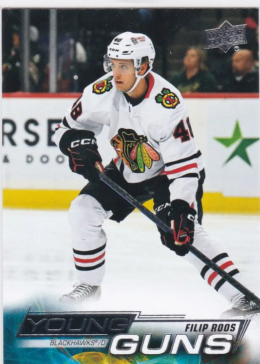 2022-23 Upper Deck #469 Filip Roos Young guns Chicago Blackhawks - Hockey Card Single