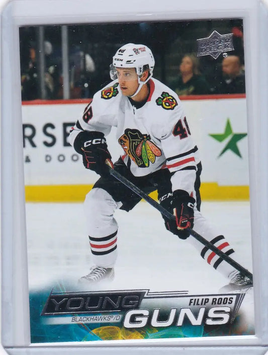 2022-23 Upper Deck #469 Filip Roos Young Guns Chicago Blackhawks - Hockey Card Single