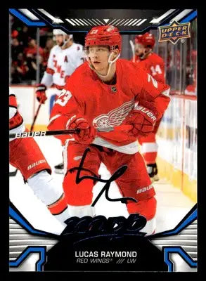 2022-23 Upper Deck MVP #1 Lucas Raymond Blue Script - Hockey Card Single