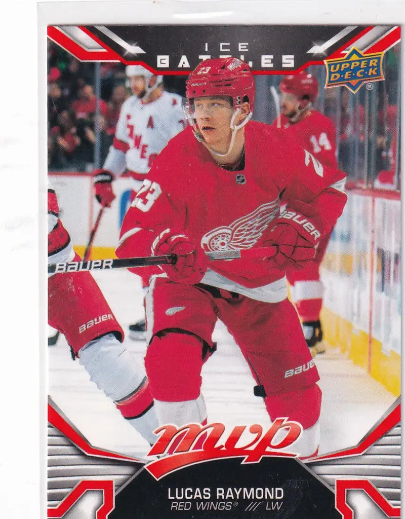 2022-23 UPPER DECK MVP #1 LUCAS RAYMOND- RED WINGS - Hockey Card Single