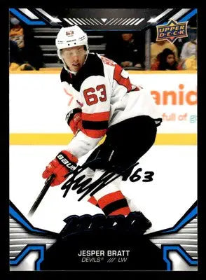2022-23 Upper Deck MVP #104 Jesper Bratt Blue Script - Hockey Card Single