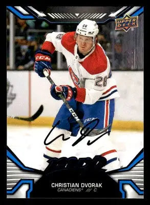 2022-23 Upper Deck MVP #106 Christian Dvorak Blue Script - Hockey Card Single