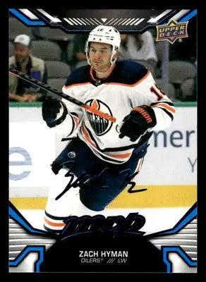 2022-23 Upper Deck MVP #107 Zach Hyman Blue Script - Hockey Card Single
