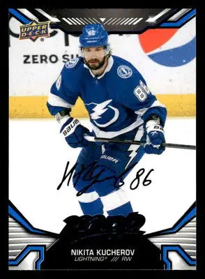 2022-23 Upper Deck MVP #11 Nikita Kucherov Blue Script - Hockey Card Single