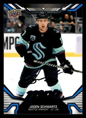 2022-23 Upper Deck MVP #111 Jaden Schwartz Blue Script - Hockey Card Single