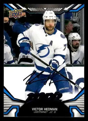 2022-23 Upper Deck MVP #112 Victor Hedman Blue Script - Hockey Card Single