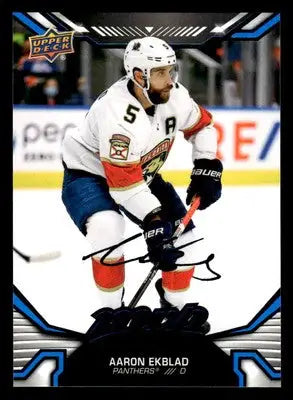 2022-23 Upper Deck MVP #120 Aaron Ekblad Blue Script - Hockey Card Single
