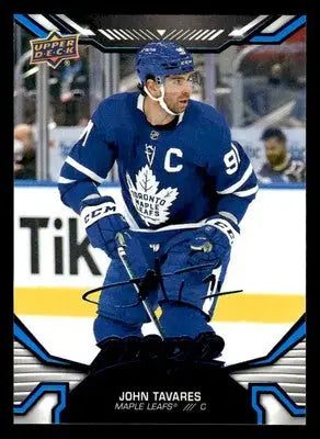 2022-23 Upper Deck MVP #125 John Tavares Blue Script - Hockey Card Single