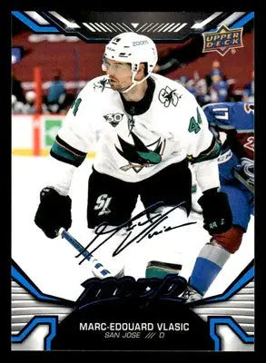2022-23 Upper Deck MVP #126 Marc-Edouard Vlasic Blue Script - Hockey Card Single