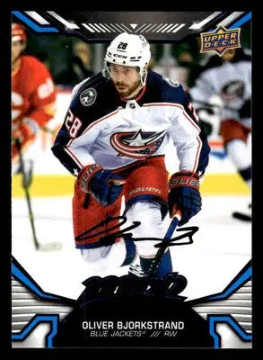 2022-23 Upper Deck MVP #128 Oliver Bjorkstrand Blue Script - Hockey Card Single