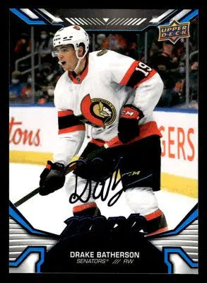 2022-23 Upper Deck MVP #129 Drake Batherson Blue Script - Hockey Card Single