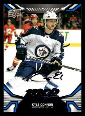 2022-23 Upper Deck MVP #13 Kyle Connor Blue Script - Hockey Card Single