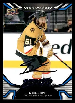 2022-23 Upper Deck MVP #138 Mark Stone Blue Script - Hockey Card Single