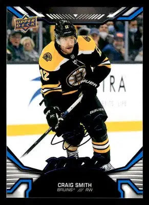2022-23 Upper Deck MVP #140 Craig Smith Blue Script - Hockey Card Single