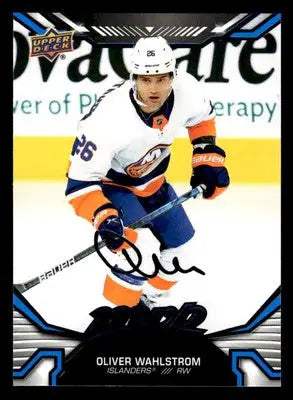 2022-23 Upper Deck MVP #142 Oliver Wahlstrom Blue Script - Hockey Card Single