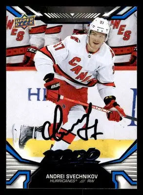 2022-23 Upper Deck MVP #15 Andrei Svechnikov Blue Script - Hockey Card Single