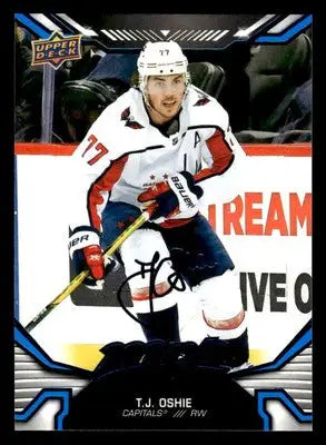 2022-23 Upper Deck MVP #151 T.J. Oshie Blue Script - Hockey Card Single