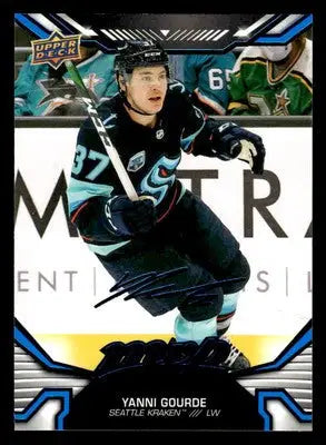 2022-23 Upper Deck MVP #154 Yanni Gourde Blue Script - Hockey Card Single
