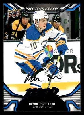 2022-23 Upper Deck MVP #155 Henri Jokiharju Blue Script - Hockey Card Single