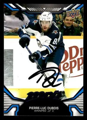 2022-23 Upper Deck MVP #156 Pierre-Luc Dubois Blue Script - Hockey Card Single