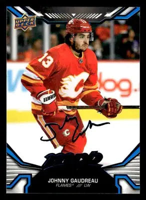 2022-23 Upper Deck MVP #164 Johnny Gaudreau Blue Script - Hockey Card Single