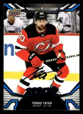 2022-23 Upper Deck MVP #167 Tomas Tatar Blue Script - Hockey Card Single