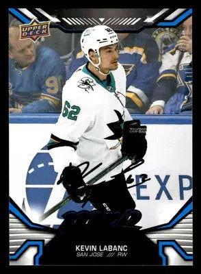 2022-23 Upper Deck MVP #170 Kevin Labanc Blue Script - Hockey Card Single