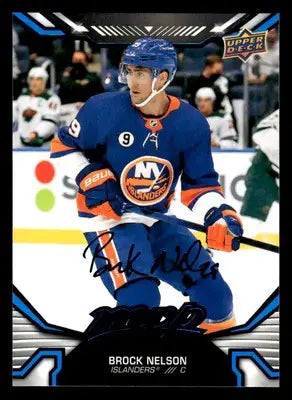 2022-23 Upper Deck MVP #172 Brock Nelson Blue Script - Hockey Card Single