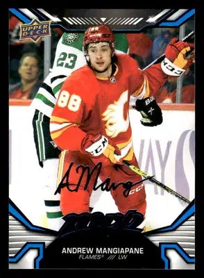 2022-23 Upper Deck MVP #176 Andrew Mangiapane Blue Script - Hockey Card Single