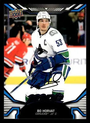 2022-23 Upper Deck MVP #177 Bo Horvat Blue Script - Hockey Card Single