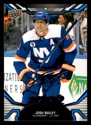 2022-23 Upper Deck MVP #179 Josh Bailey Blue Script - Hockey Card Single