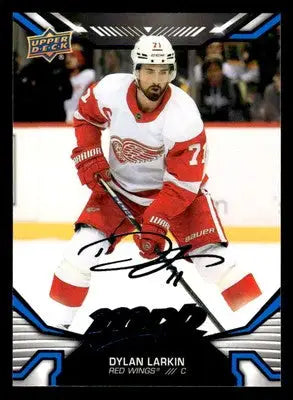 2022-23 Upper Deck MVP #18 Dylan Larkin Blue Script - Hockey Card Single