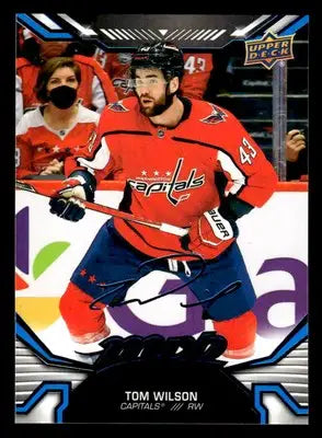 2022-23 Upper Deck MVP #188 Tom Wilson Blue Script - Hockey Card Single