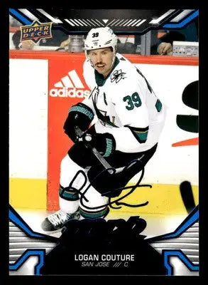 2022-23 Upper Deck MVP #193 Logan Couture Blue Script - Hockey Card Single