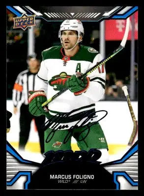 2022-23 Upper Deck MVP #195 Marcus Foligno Blue Script - Hockey Card Single