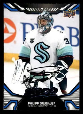 2022-23 Upper Deck MVP #201 Philipp Grubauer Blue Script - Hockey Card Single