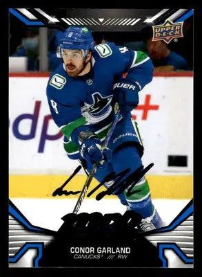2022-23 Upper Deck MVP #204 Conor Garland Blue Script - Hockey Card Single